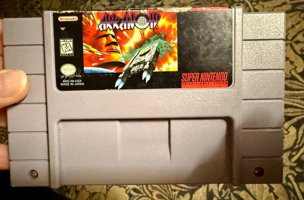 Arkanoid: Doh It Again Super Nintendo SNES Game Cartridge